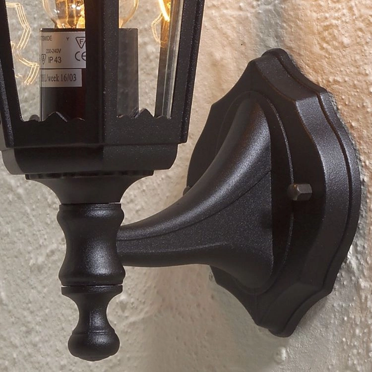 Klassieke buitenlamp Firenze Up zwart KonstSmide 7318307232752