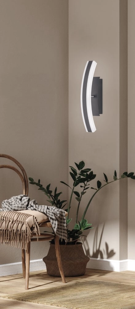 Design muurlamp Stiff TW met led Fischer & Honsel 4003694302890