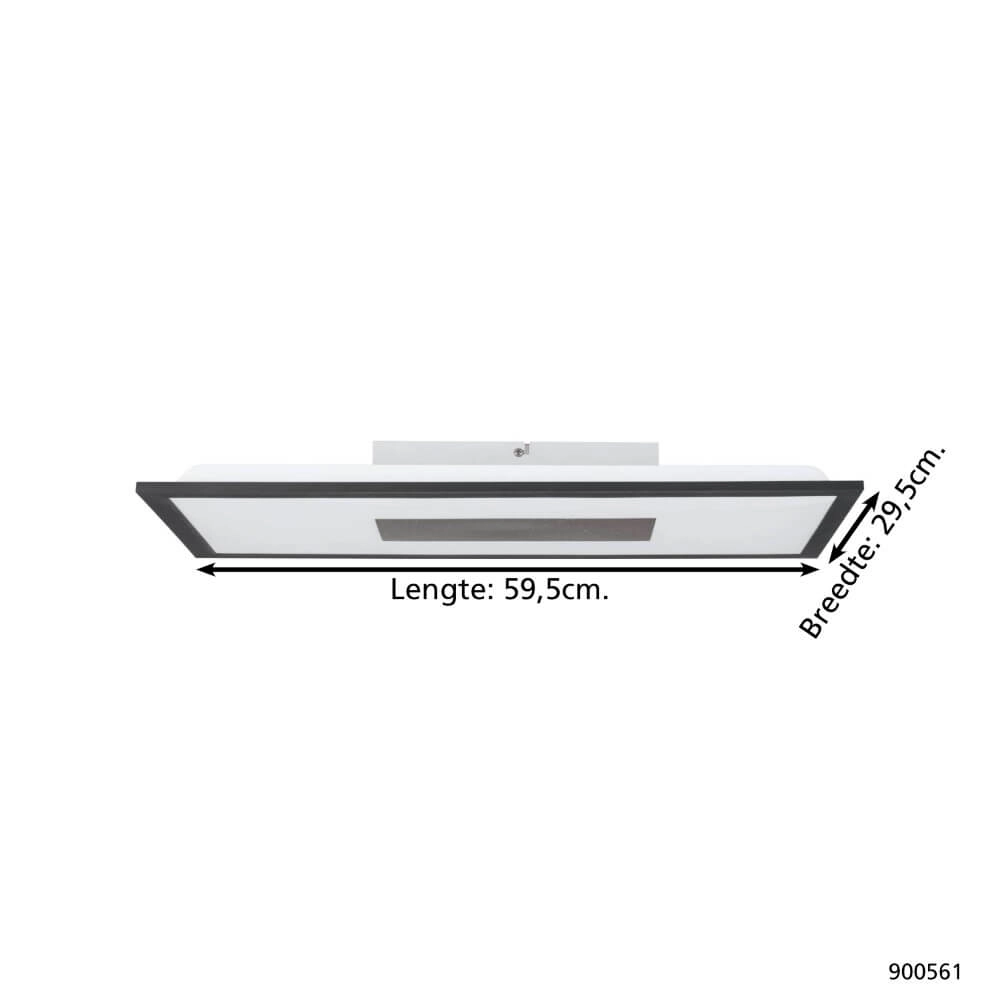 Moderne plafondlamp Marmorata 30 bij 60 cm Eglo 9008606244638