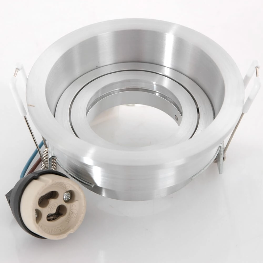 Geborstelde inbouwspot Pelite spot Ø 10cm Steinhauer 8712746152661