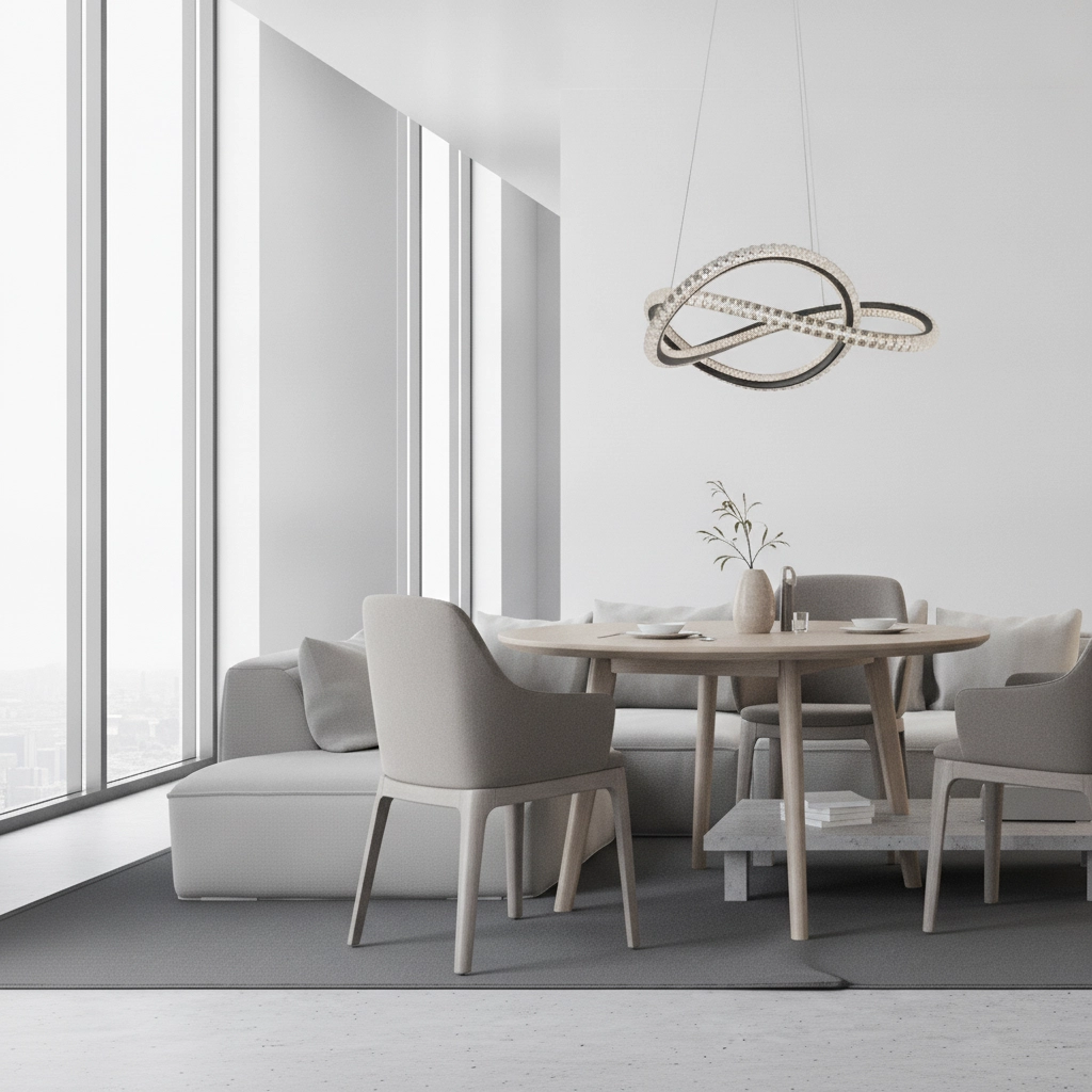 Design hanglamp Ginevra zwart Ø 58cm