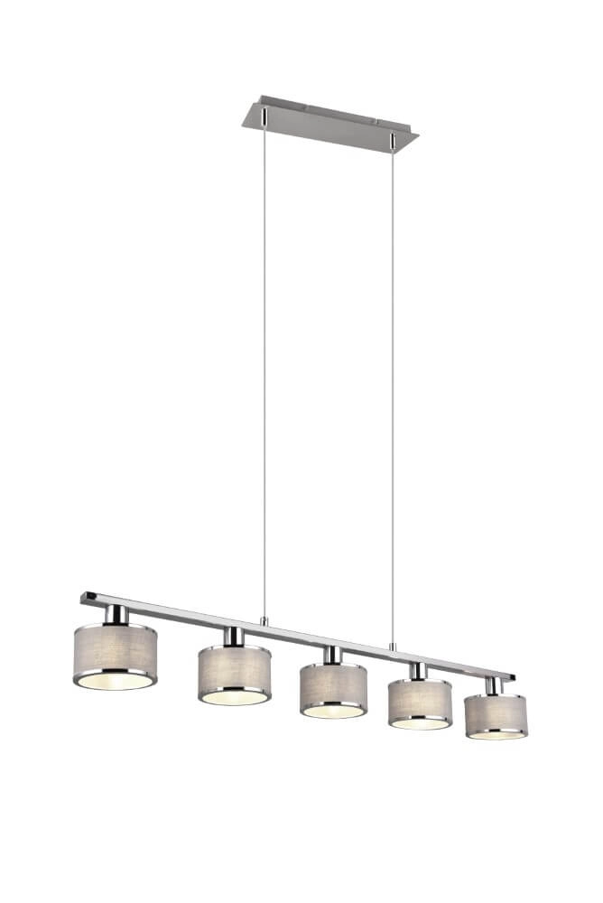 5-lichts hanglamp Kaprun recht 92cm