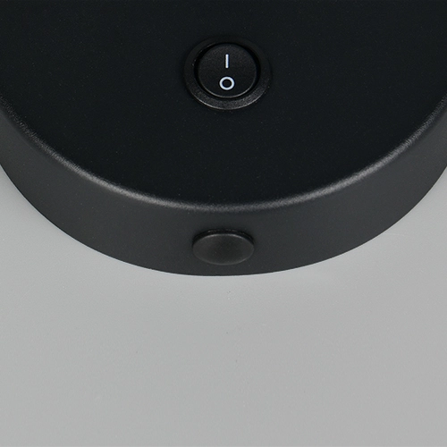 Wandlampje Taryn zwart met schakelaar Trio 4017807685671