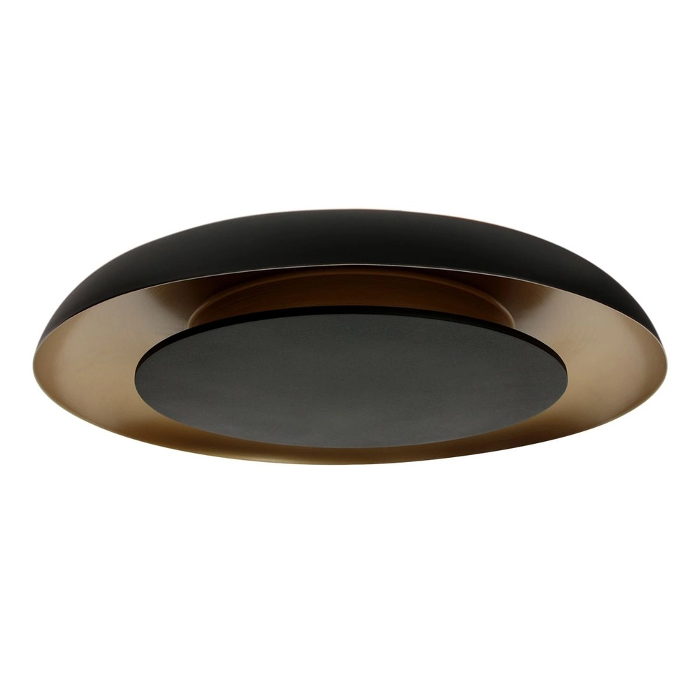 Plafonniere Golden Veil zwart Ø 40cm Steinhauer 8712746180299