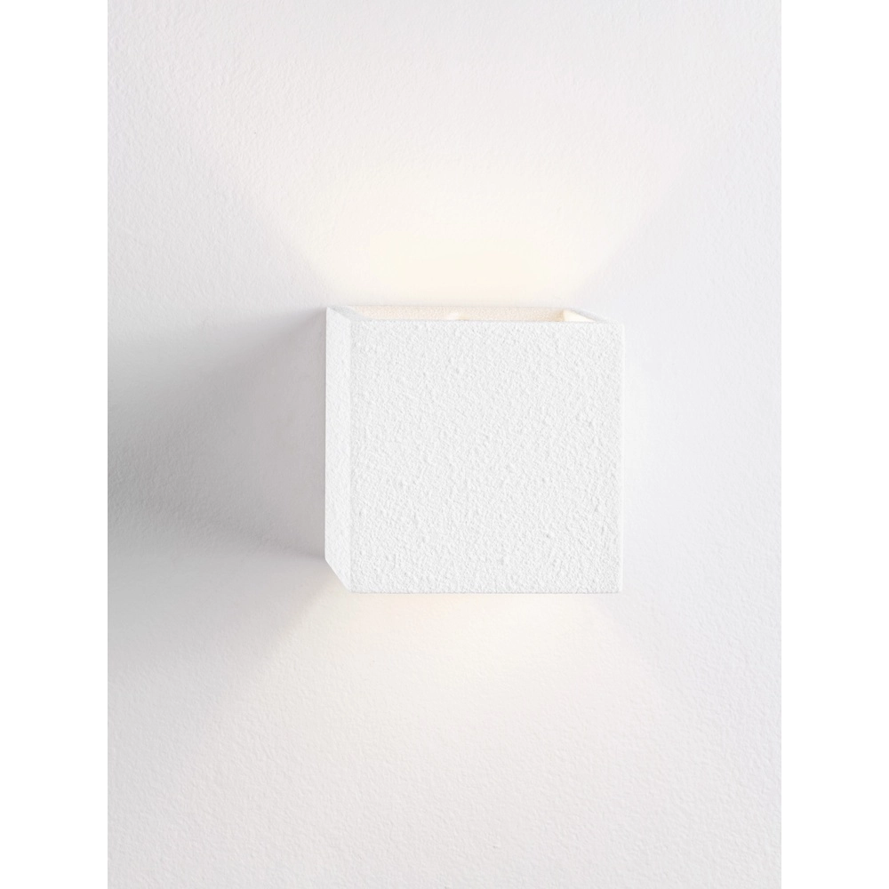 Vierkante wandlamp Sensia wit 11,5cm Lyora 5212017479303