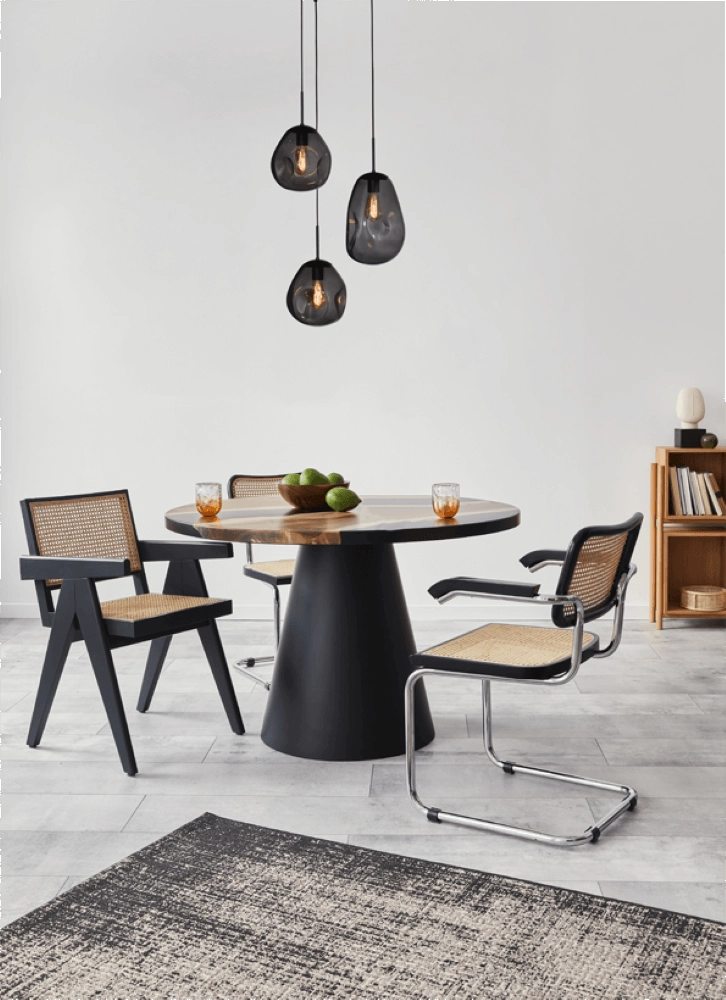 Pendel hanglamp Lava 3x smoke glas Masterlight 8718121286464