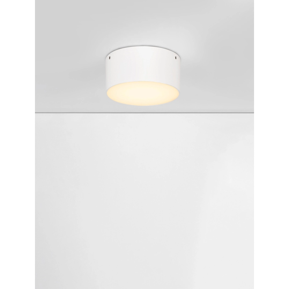Ronde plafondlamp Judi Ø 12cm wit Lyora 5212017453808