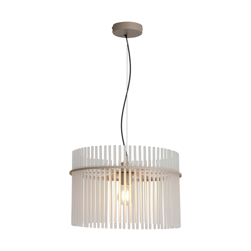 Hanglamp Swizzle zand bruin Ø 40cm