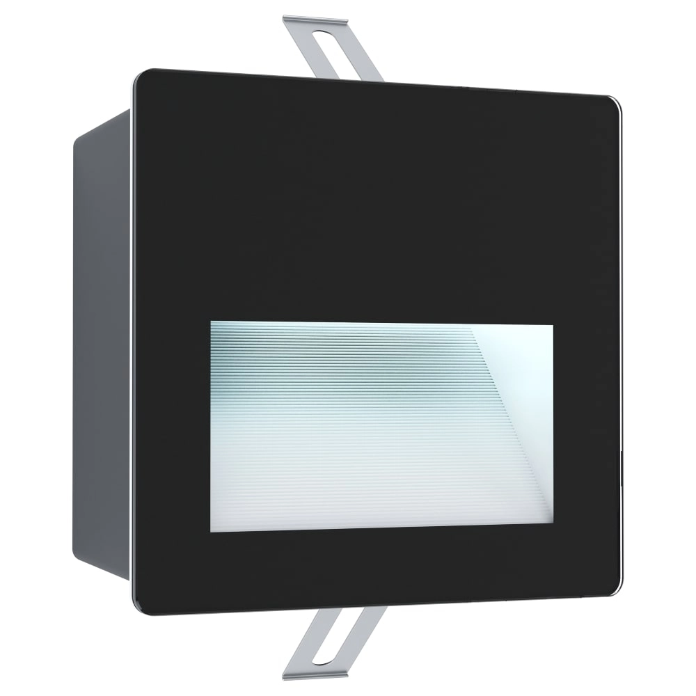 Led inbouwlamp Aracena Square Downlight zwart