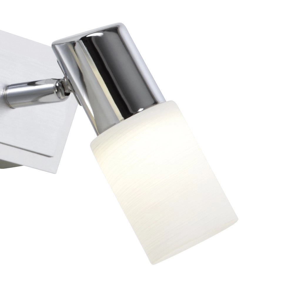Design wandspot Series 8214 2-lichts metaalgrijs met chroom Trio 4017807220896