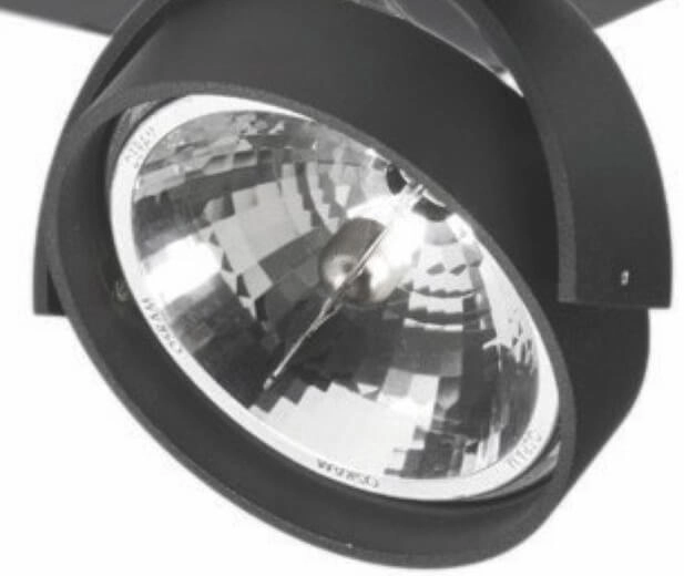 12 volt opbouwspot Dutchess Block zwart Artdelight 8719831732272