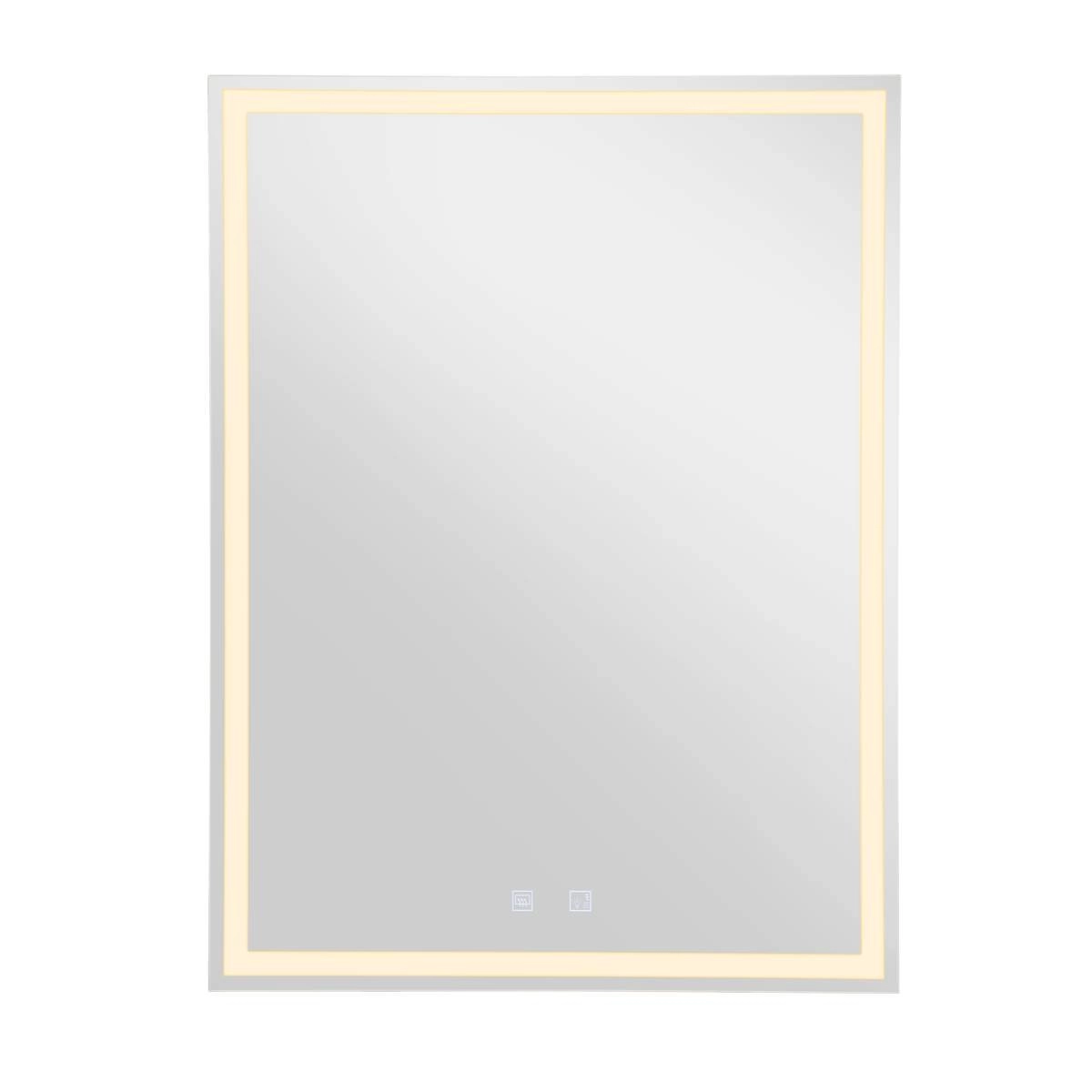 Led spiegellamp Trukko Square 60x80cm chroom SLV 4024163248808