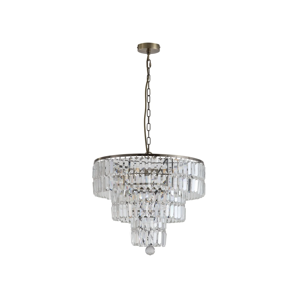 Kroonluchter Empire antiek messing Ø 50cm Searchlight 5053423303888