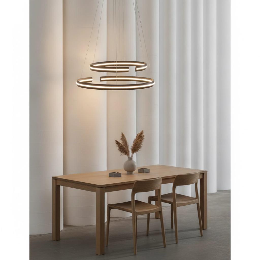 Zwarte hanglamp Torrente ovaal