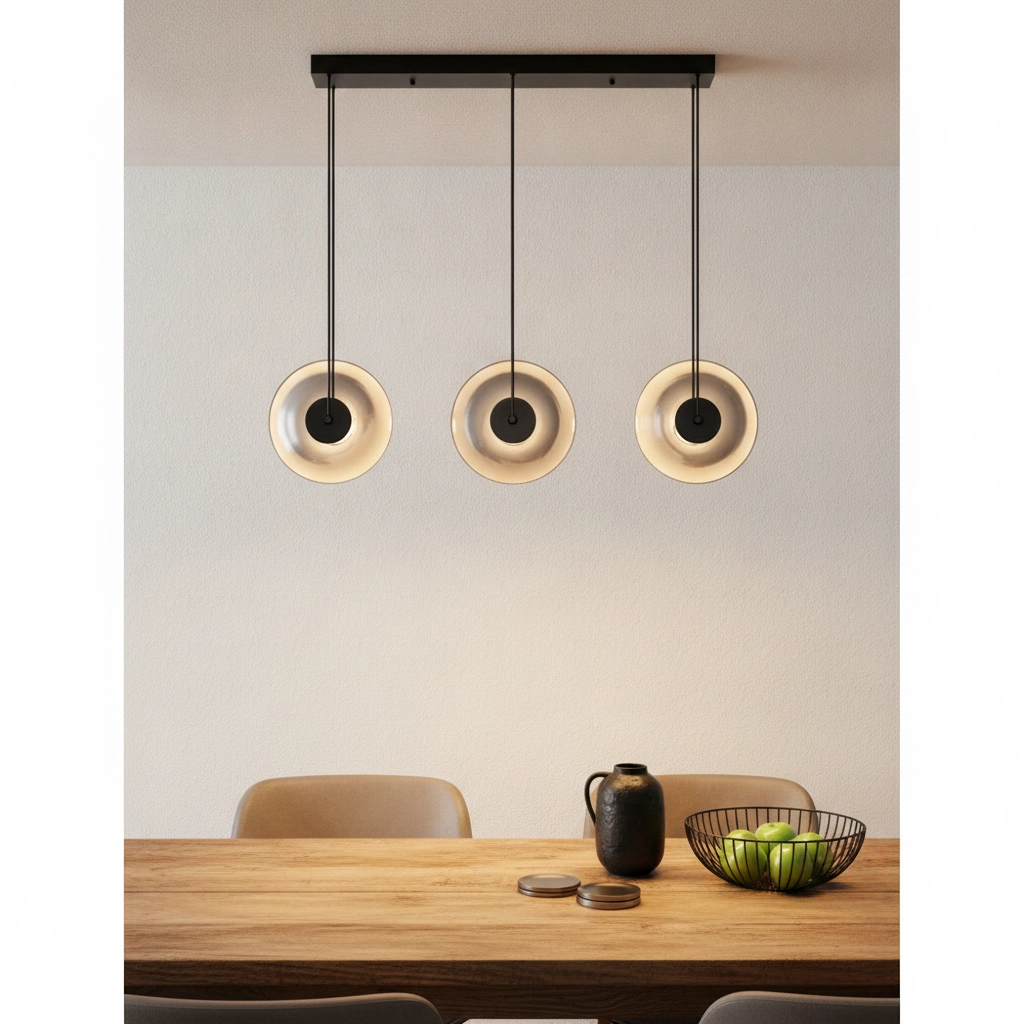 Unieke hanglamp Ballet zwart 3-lichts recht Lyora 5212017458421