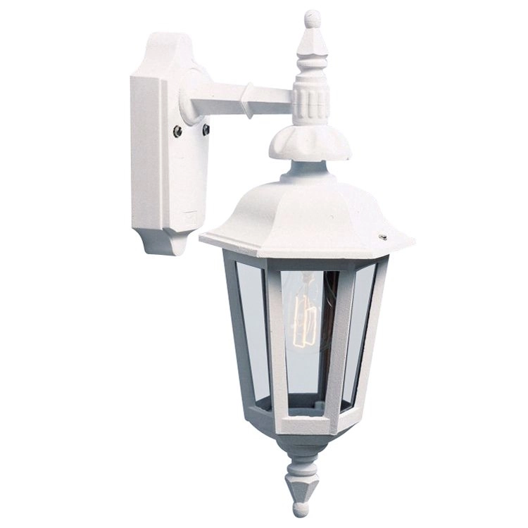 Klassieke muurlamp Pallas Down wit Klassieke muurlamp Pallas Down wit