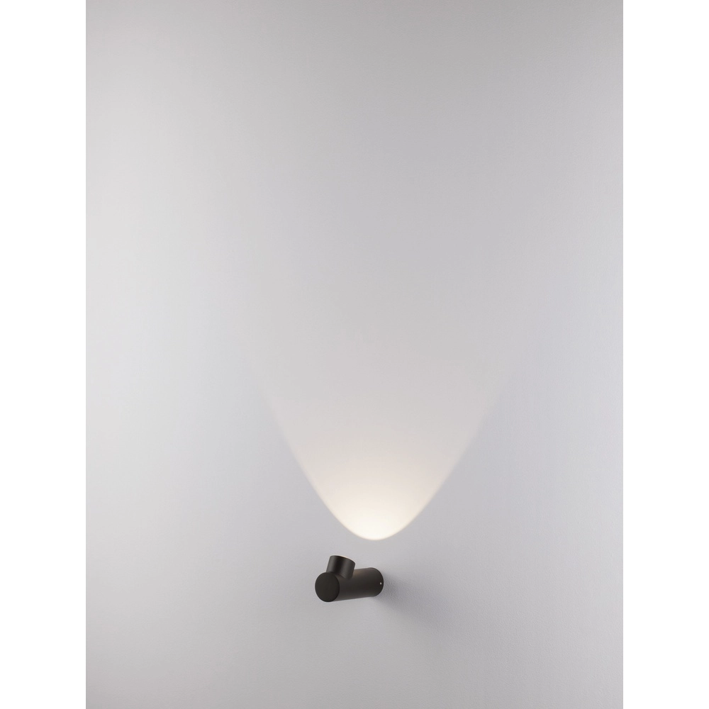 Zwarte wandlamp Brice design