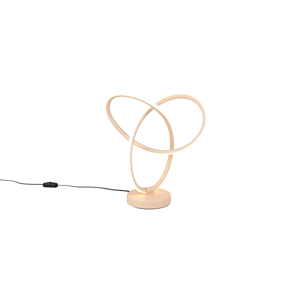 Tafellamp Lando design zand bruin