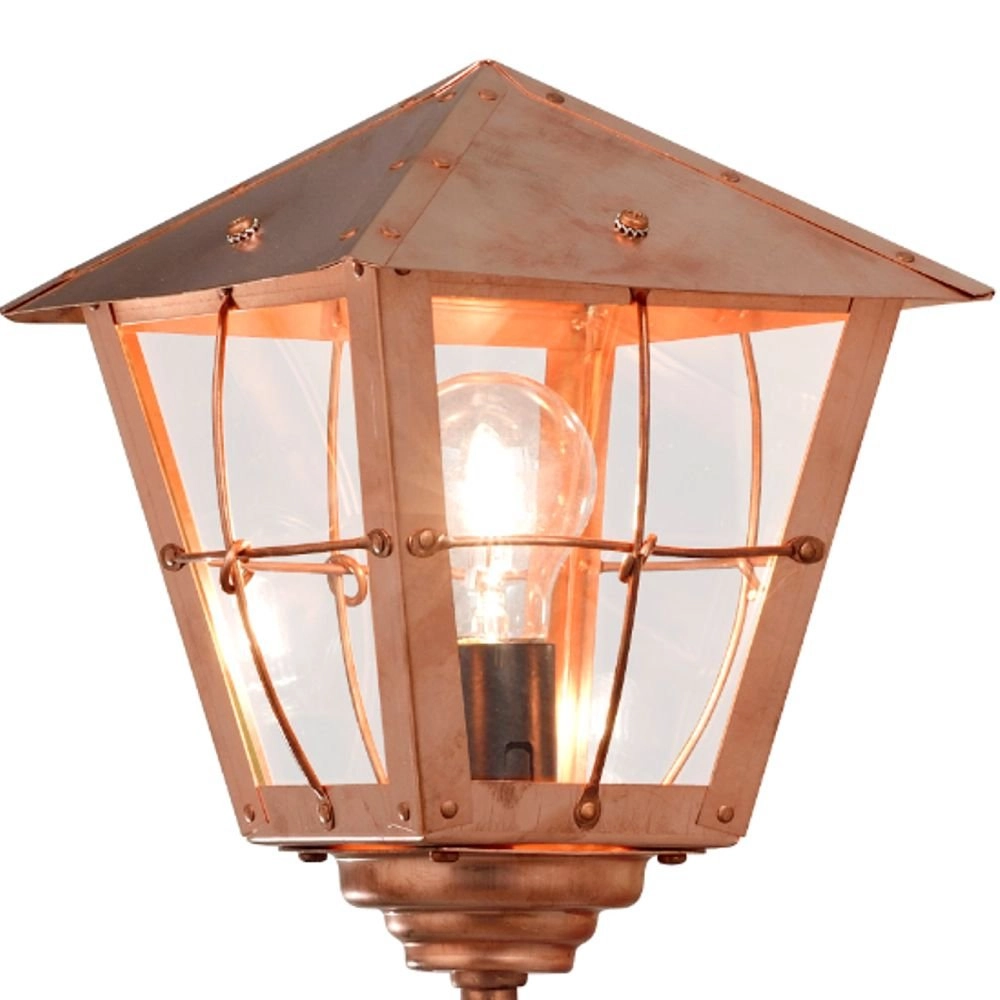 Landelijke wandlamp Fenix 39cm roodkoper KonstSmide 7318304389008