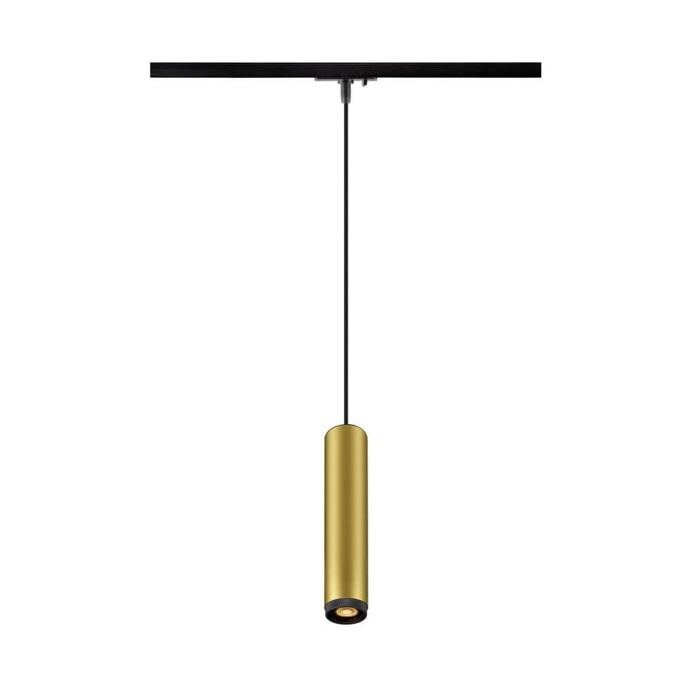 Hanglamp voor rail Grip! L zwart-goud 1-fase SLV 4024163295772