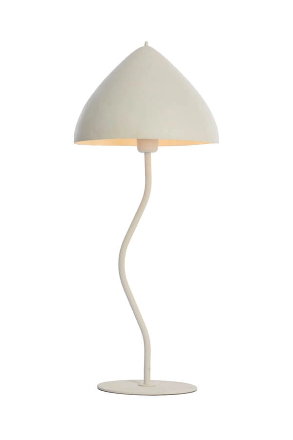Tafellamp Elimo Ø 25cm x 60cm wit