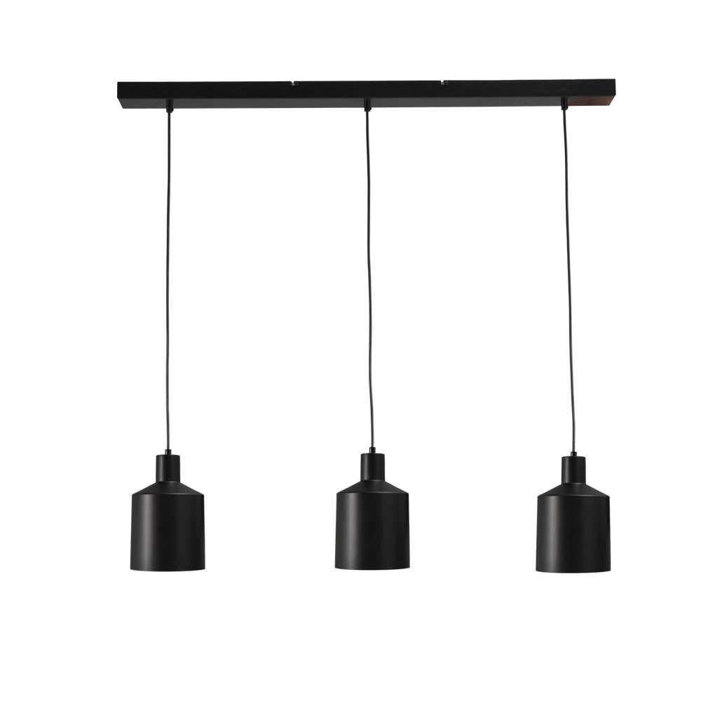 Leuke eettafellamp Boris Concepto 3x14 zwart Leuke eettafellamp Boris Concepto 3x14 zwart