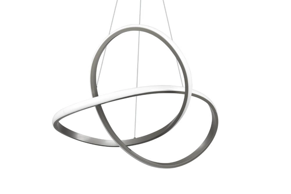 Led hanglamp Course grijs Trio 4017807521504