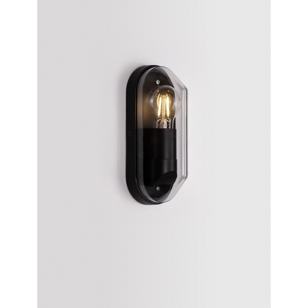 Klassieke wandlamp Amel antraciet Lyora 5212017477231