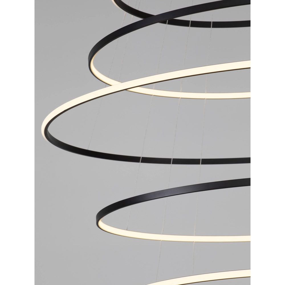 Design pendant lamp Maelo black Ø 150cm Lyora 5212017479747