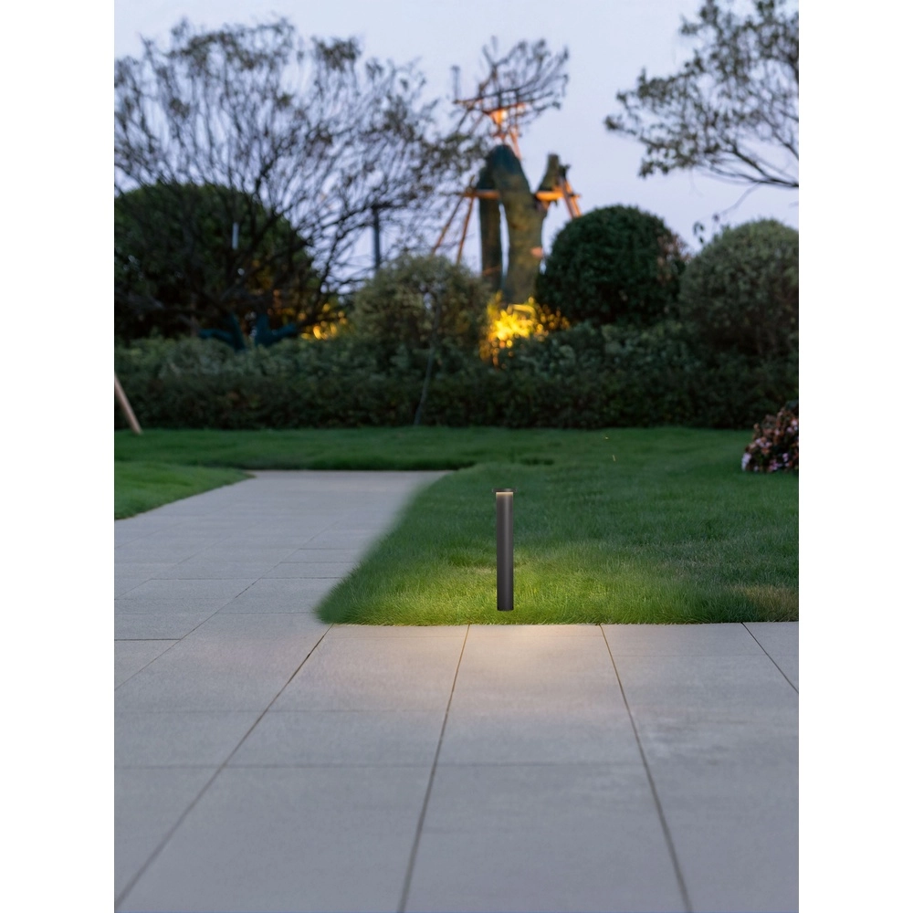 Moderne padverlichting Bast donkergrijs 45cm - 3000K