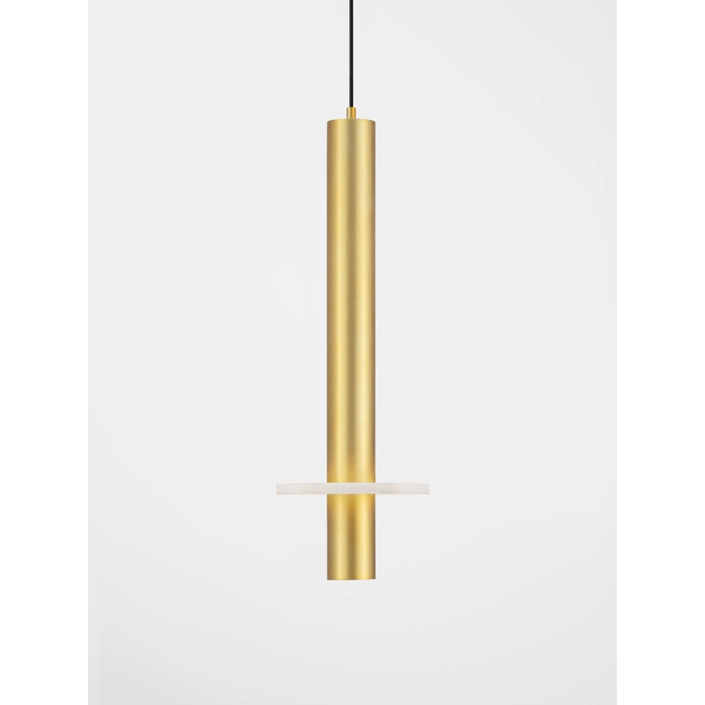 Design hanglamp Noemi goud met wit Ø 11cm
