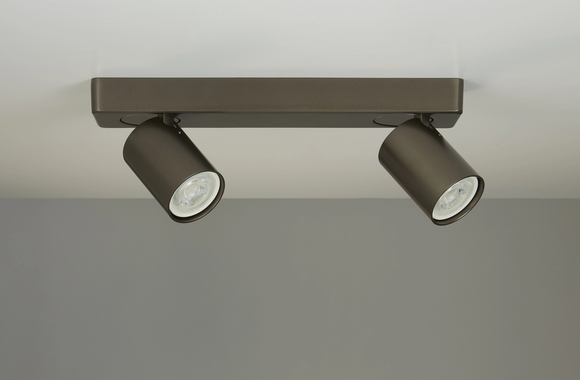 Plafondlamp Moon 2 rechthoekig brons Lyora 5053423311838