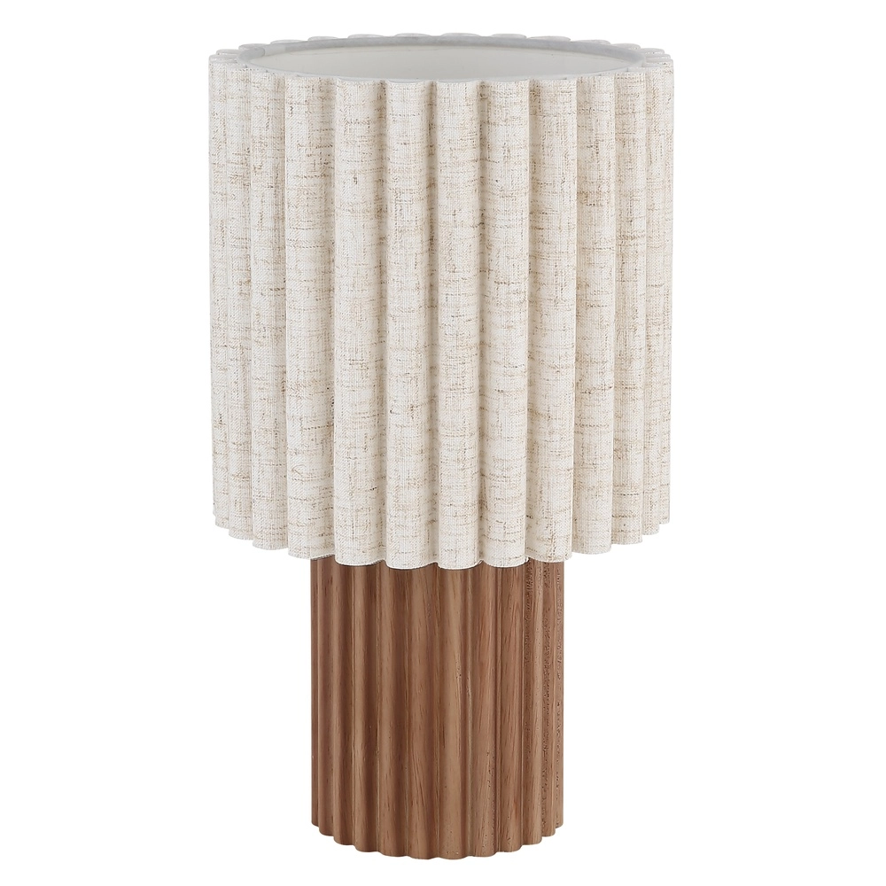 Unieke tafellamp Jannie bruin rond Globo 9007371586905