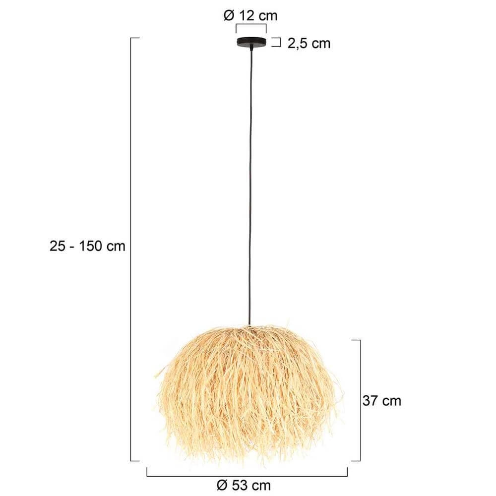 Hanglamp Grass strokleurig Steinhauer 8712746173482
