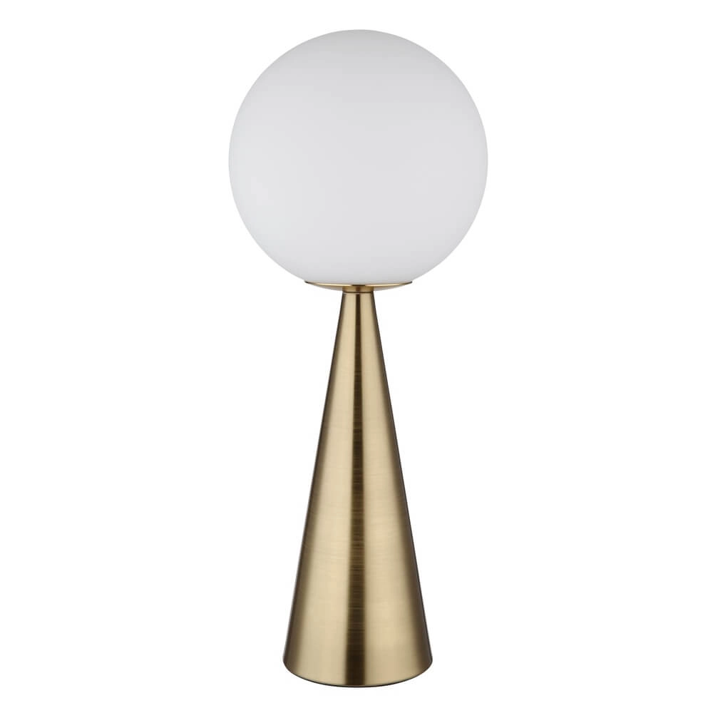 Tafellamp Pinpal met wit bol glas Globo 9007371447343