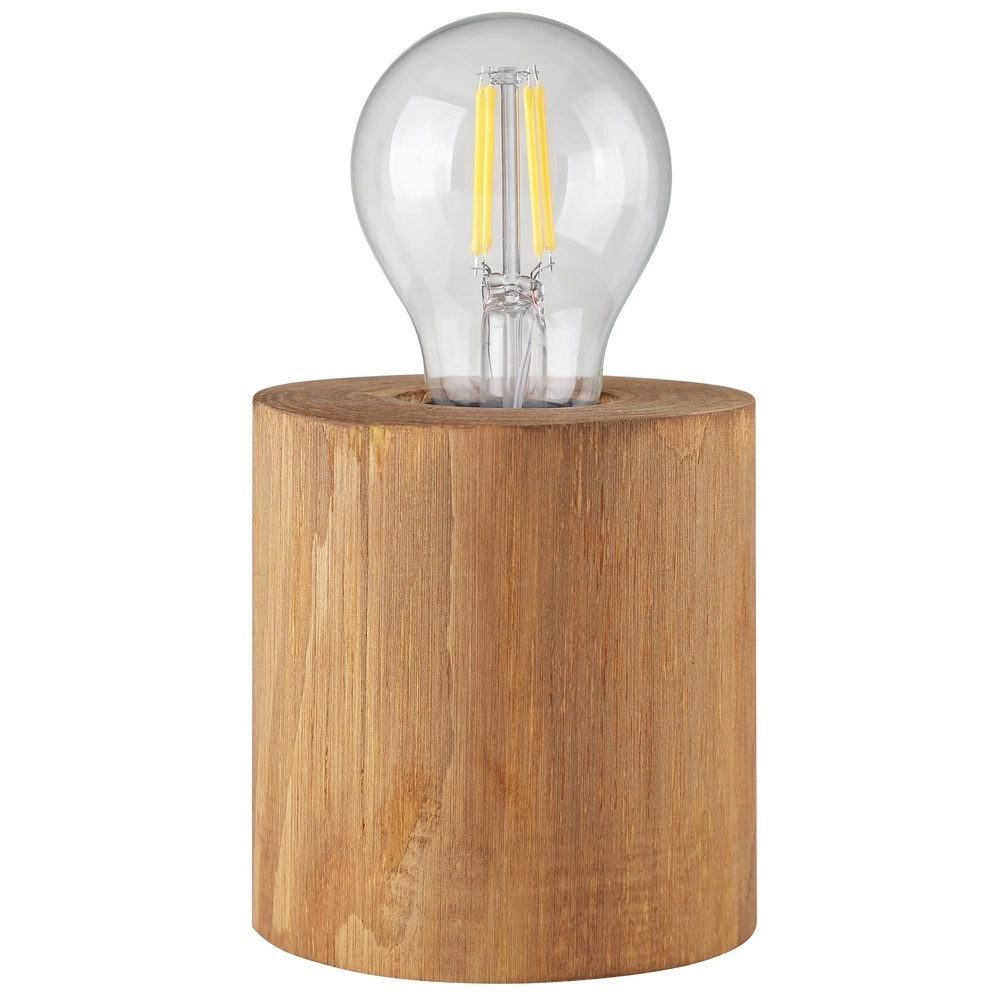 Natuurlijke tafellamp Woodra hout zonder lichtbron Brilliant 4004353478031
