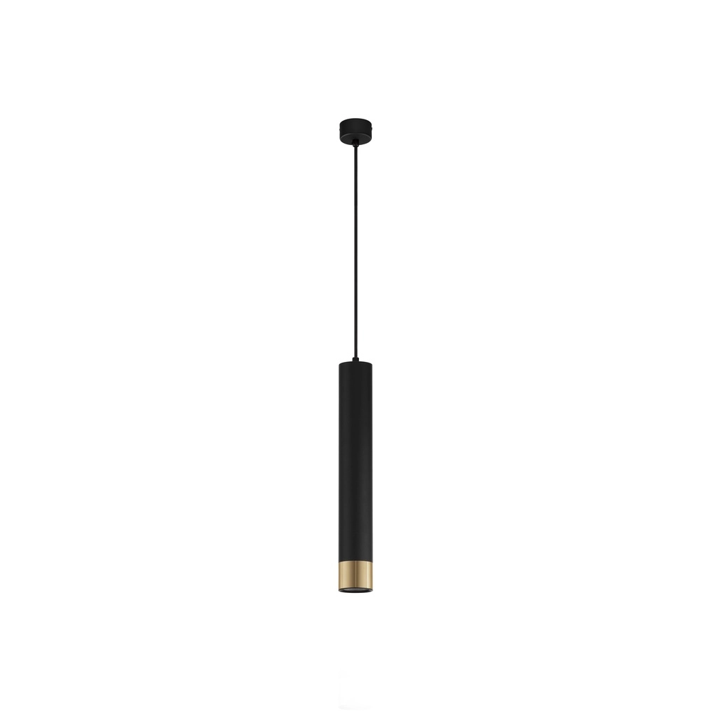 Design hanglamp Picto 40cm zwart met goud Lyora 5212017430380