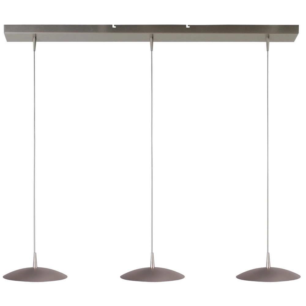 3-lichts hanglamp Scala 100cm nikkel Ø 20cm