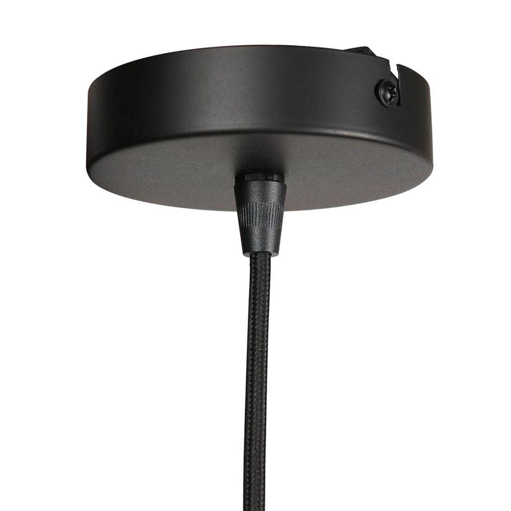 Design hanglamp Skandina zwart bolvorm Ø 35cm Steinhauer 8712746171808