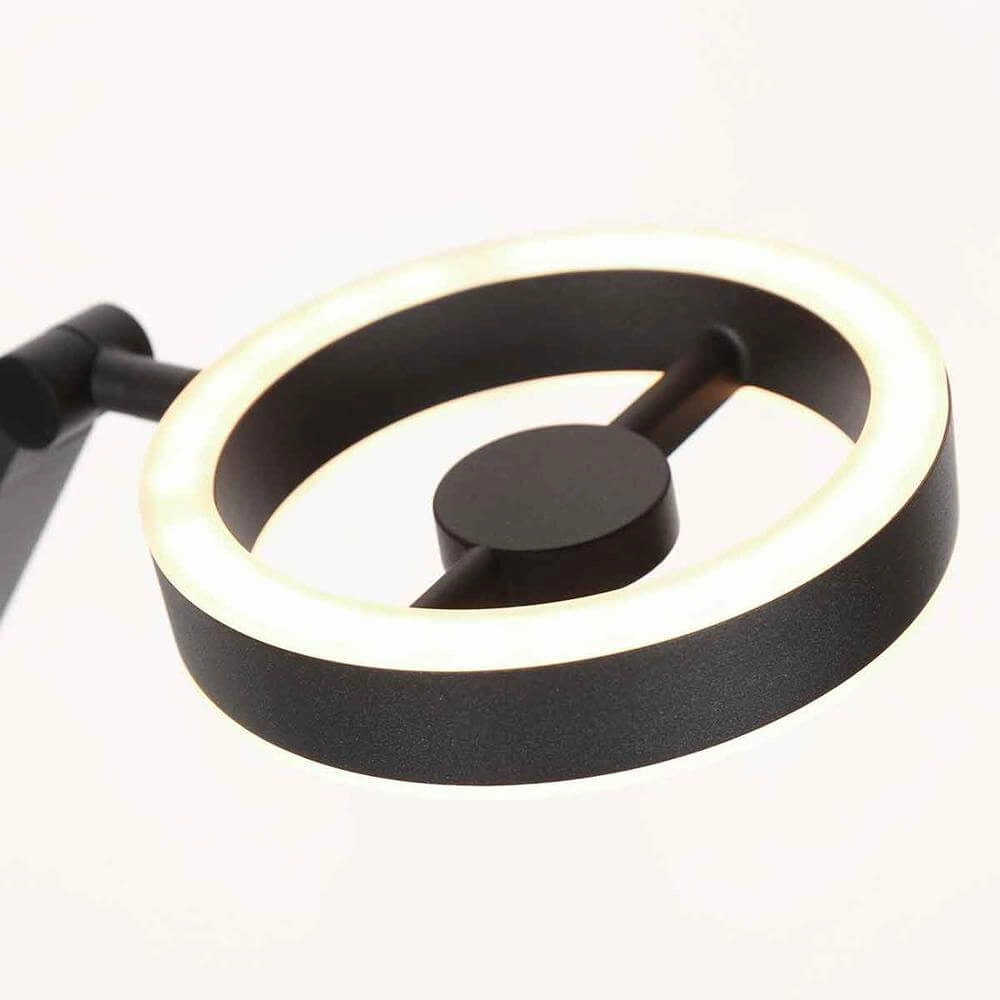 Vloerlamp Ringlux zwart Steinhauer 8712746176650