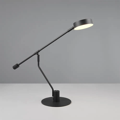 Led bureaulamp Manduro zwart Trio 4017807615999