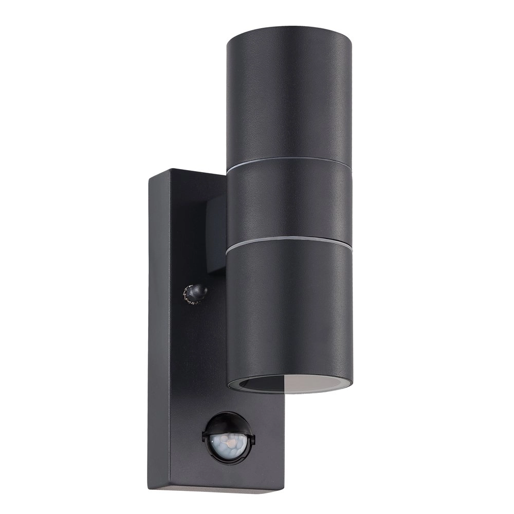 Led schriklamp Riga 5 met bewegingsmelder
