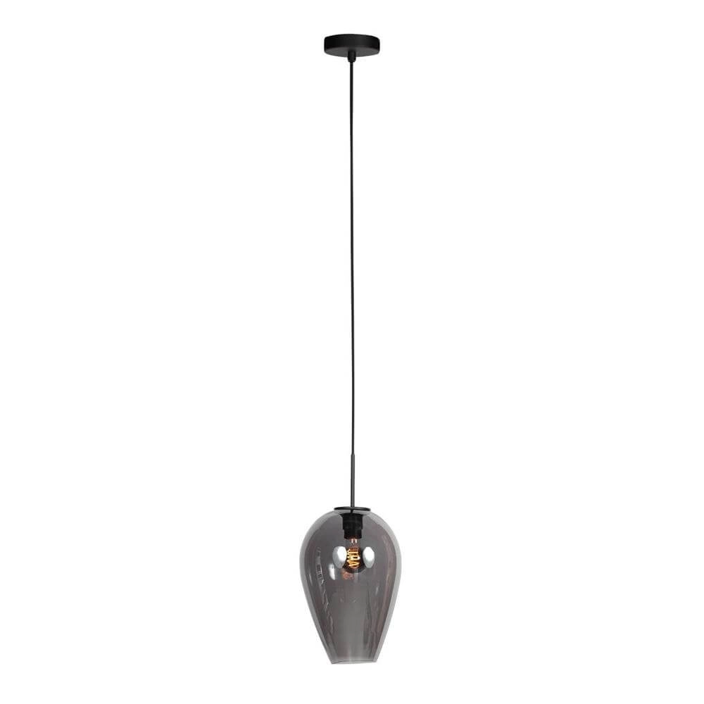 Hanglamp HaloSwap met 1 smoke glas Ø 22,5cm