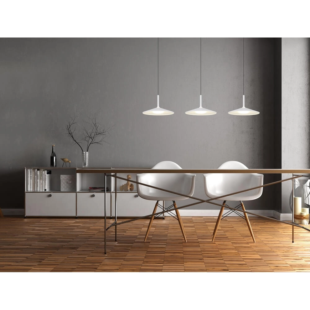 Design hanglamp Lampone 3-lichts wit Globo 9007371474806