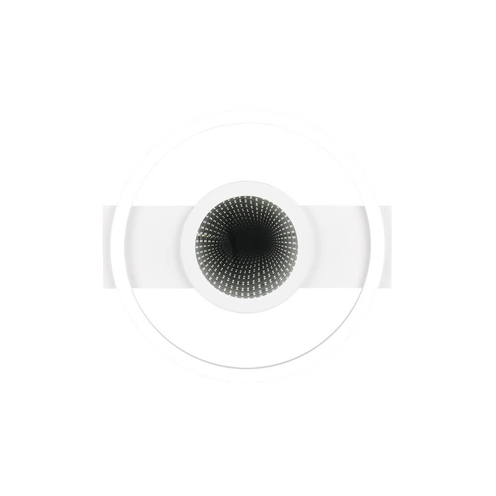 Design plafondlamp Wheeler wit rond Trio 4017807640540