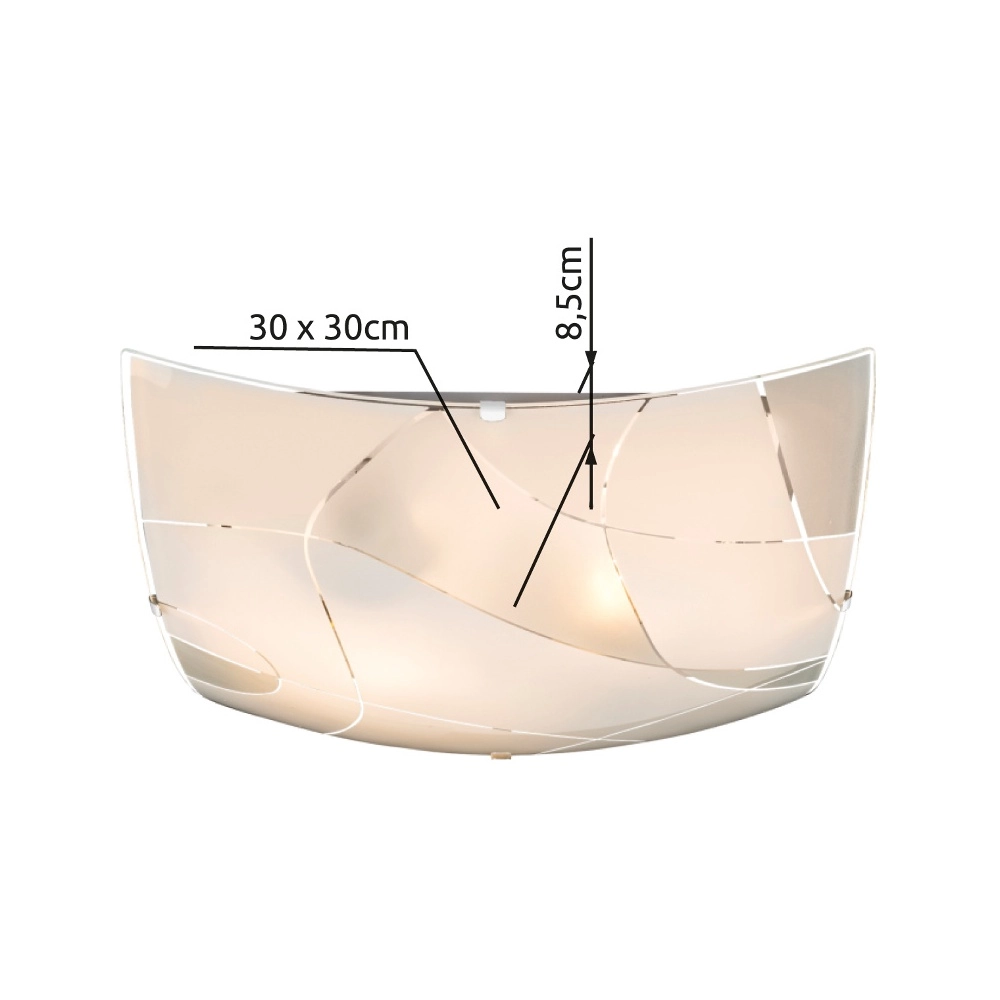 Plafondlamp Paranja wit Globo 9007371332281