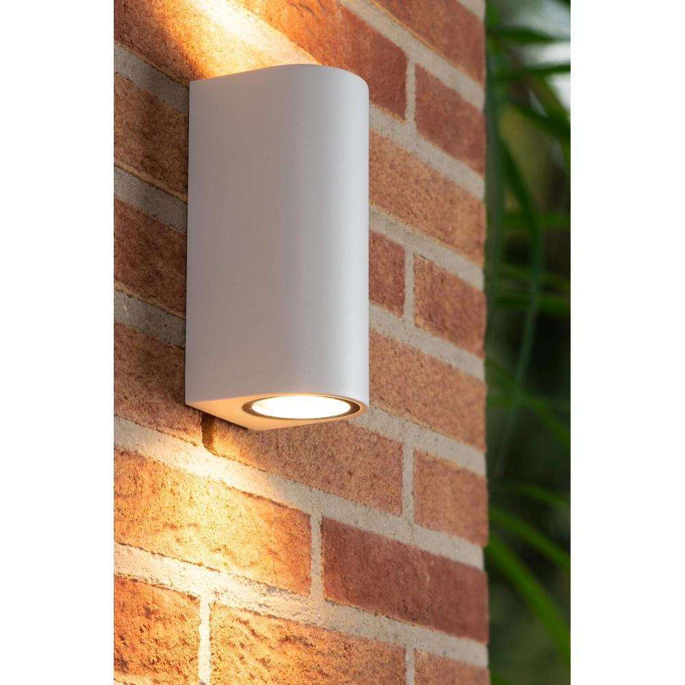 Wandspot Zaro IP44 up & down wit Lucide 5411212690111
