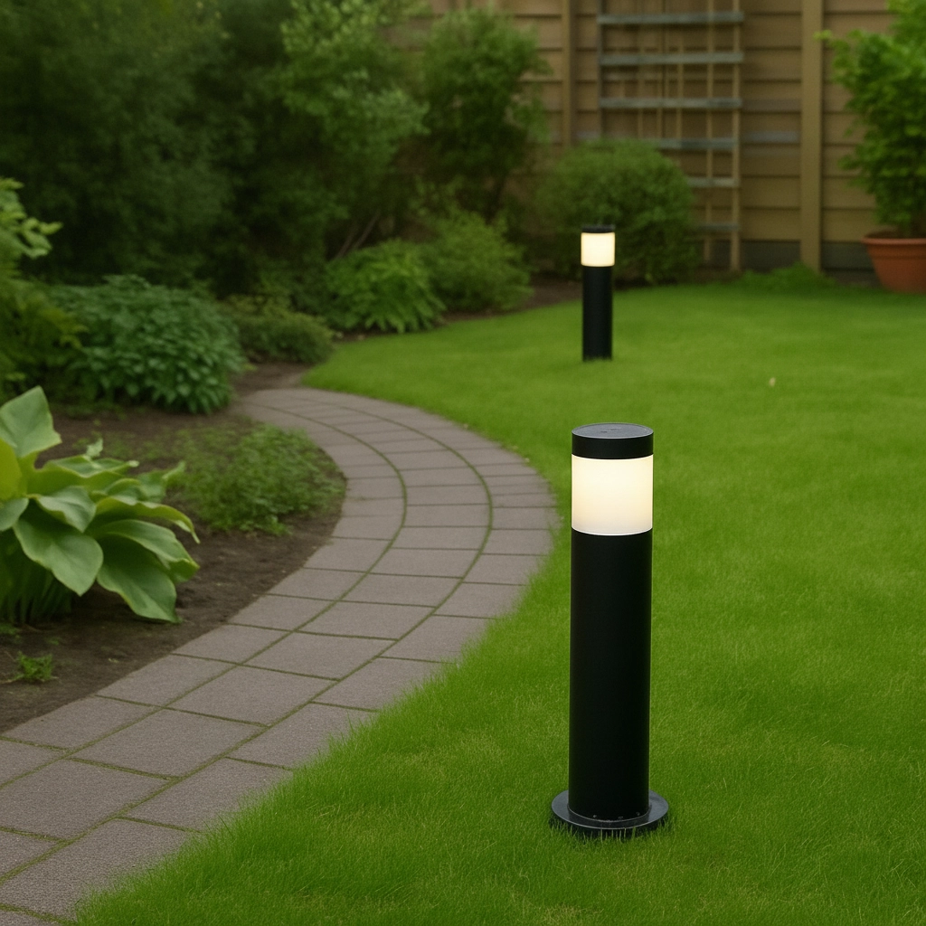 Staande buitenlamp zwart Manila 45cm - zwart