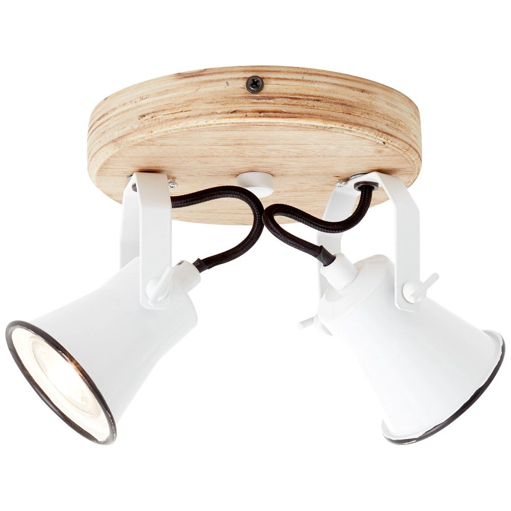 Retro plafondspot Seed 2-lichts Brilliant 4004353350023