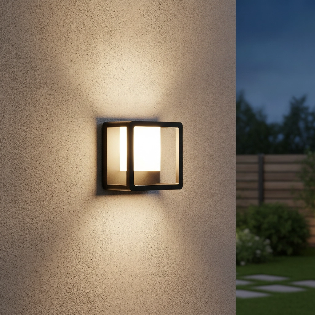 Design wandlamp Akmi vierkant
